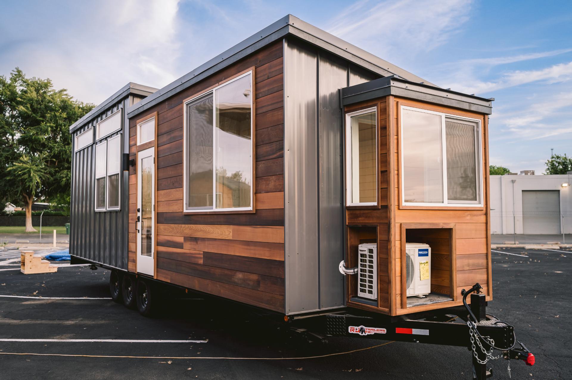 Pop Out with Wrap Around Windows - Vesta 32 by California Tiny House