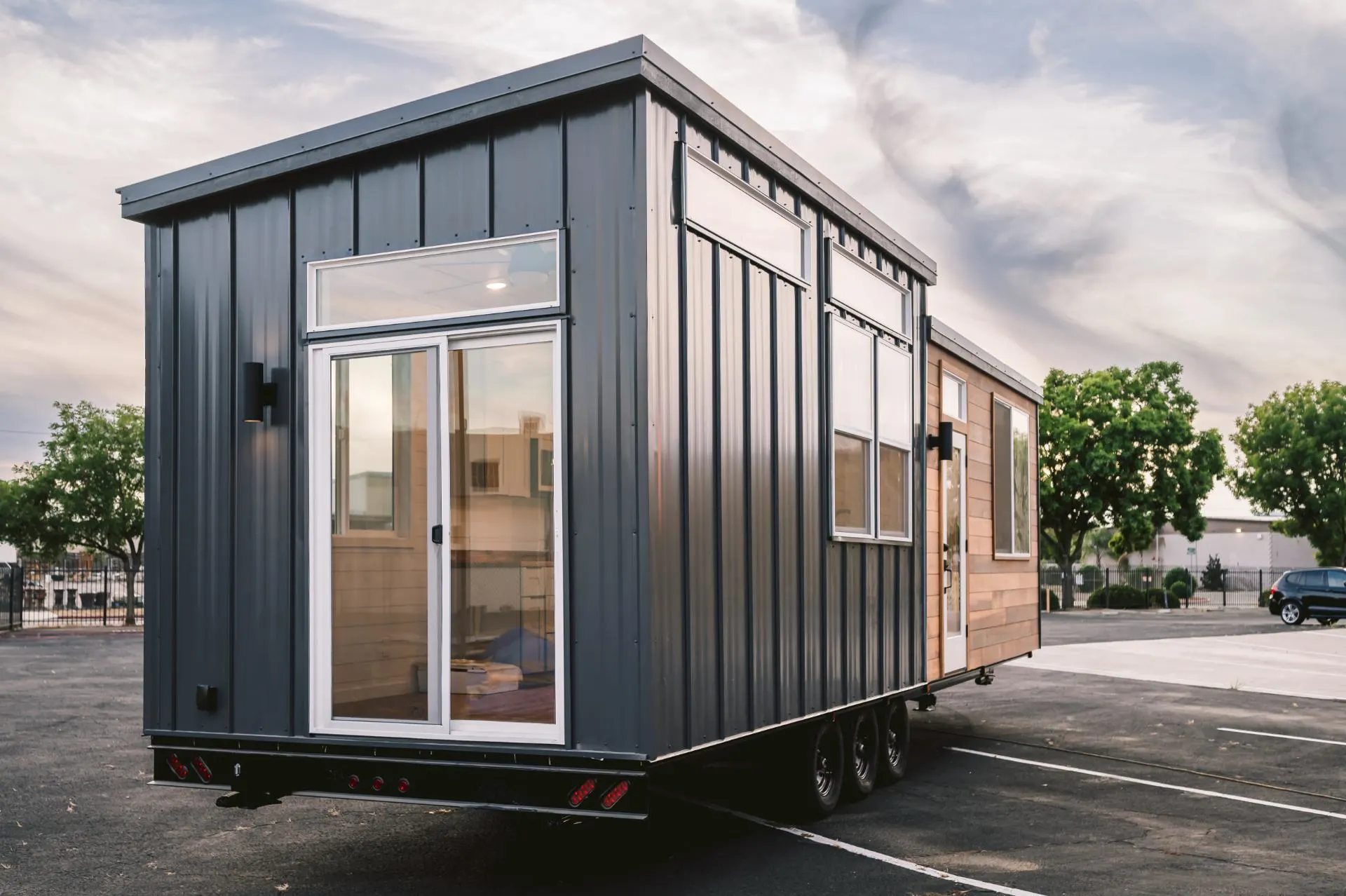 Sliding Glass Door - Vesta 32 by California Tiny House