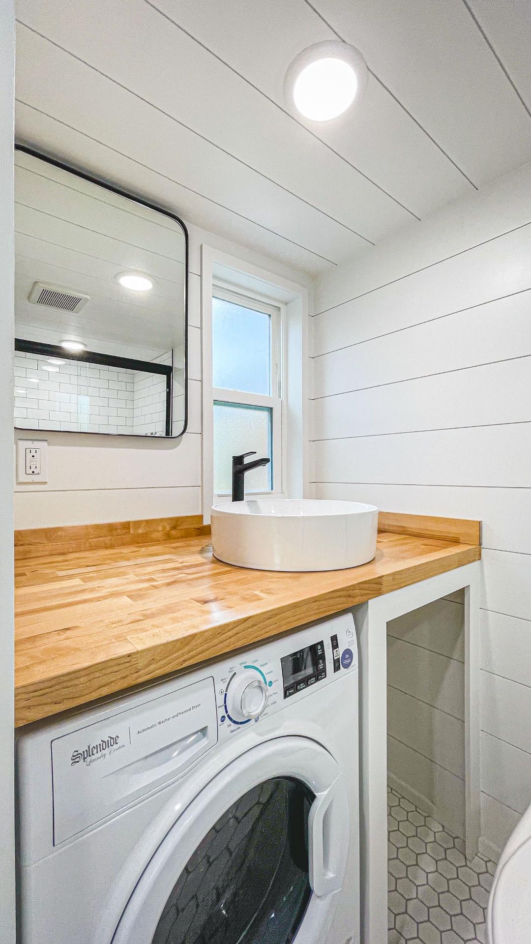 Bathroom with Washer - Adams by Movable Roots