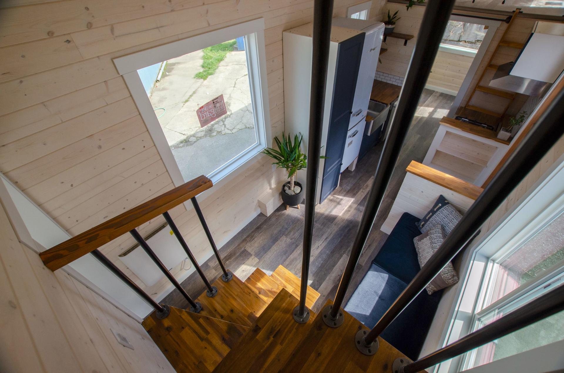Stairs to Loft - Burrow by Rewild Homes