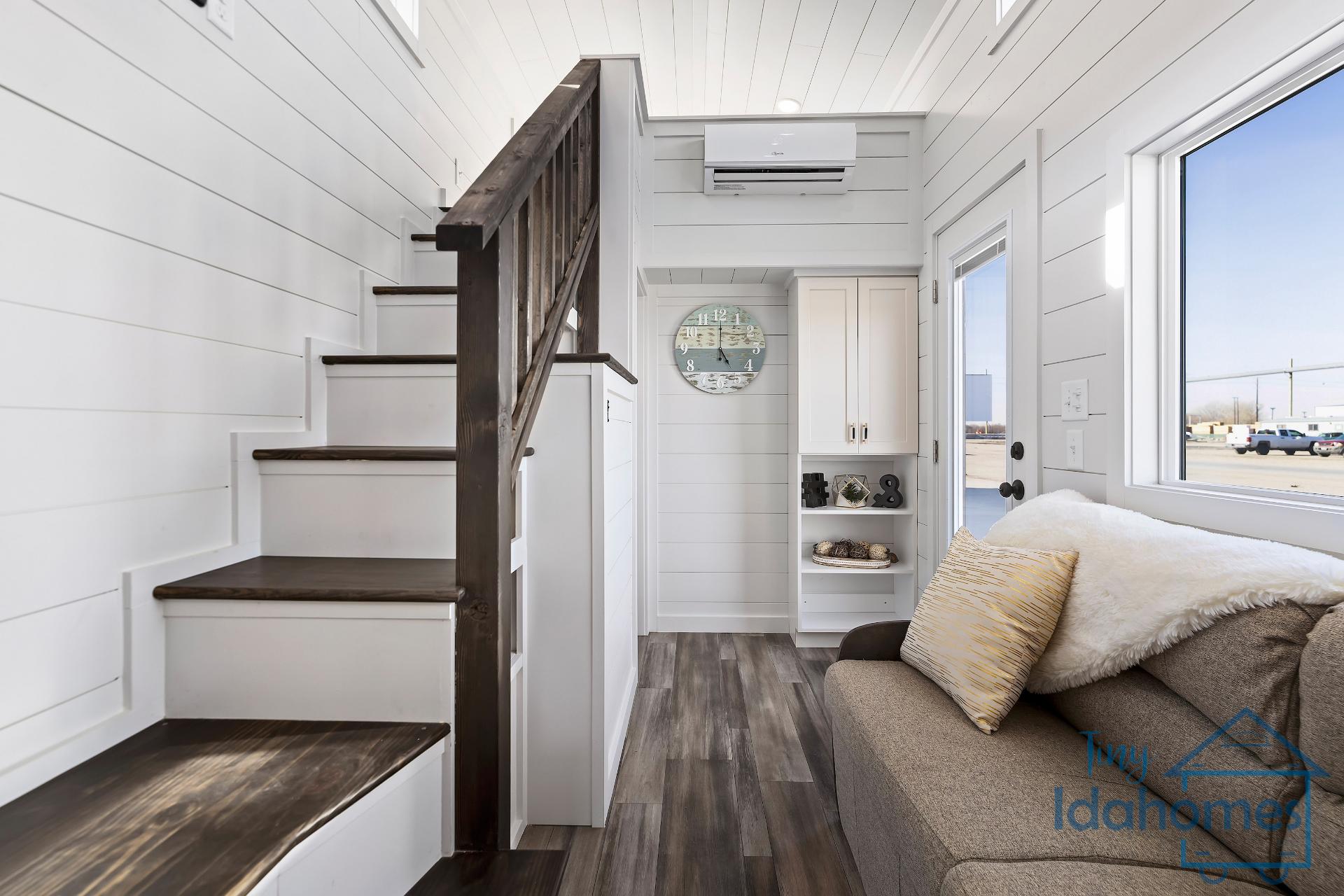 Stairway to Loft Bedroom - Kenai by Tiny Idahomes