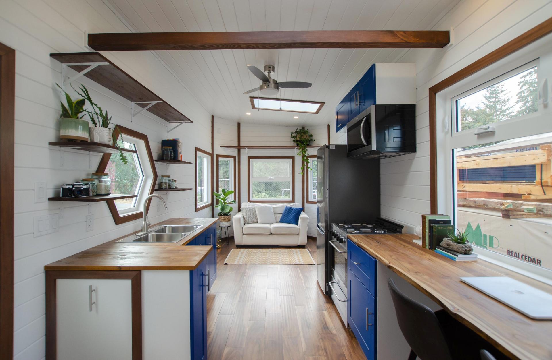 Kitchen & Living Room - Northern Flicker by Rewild Homes