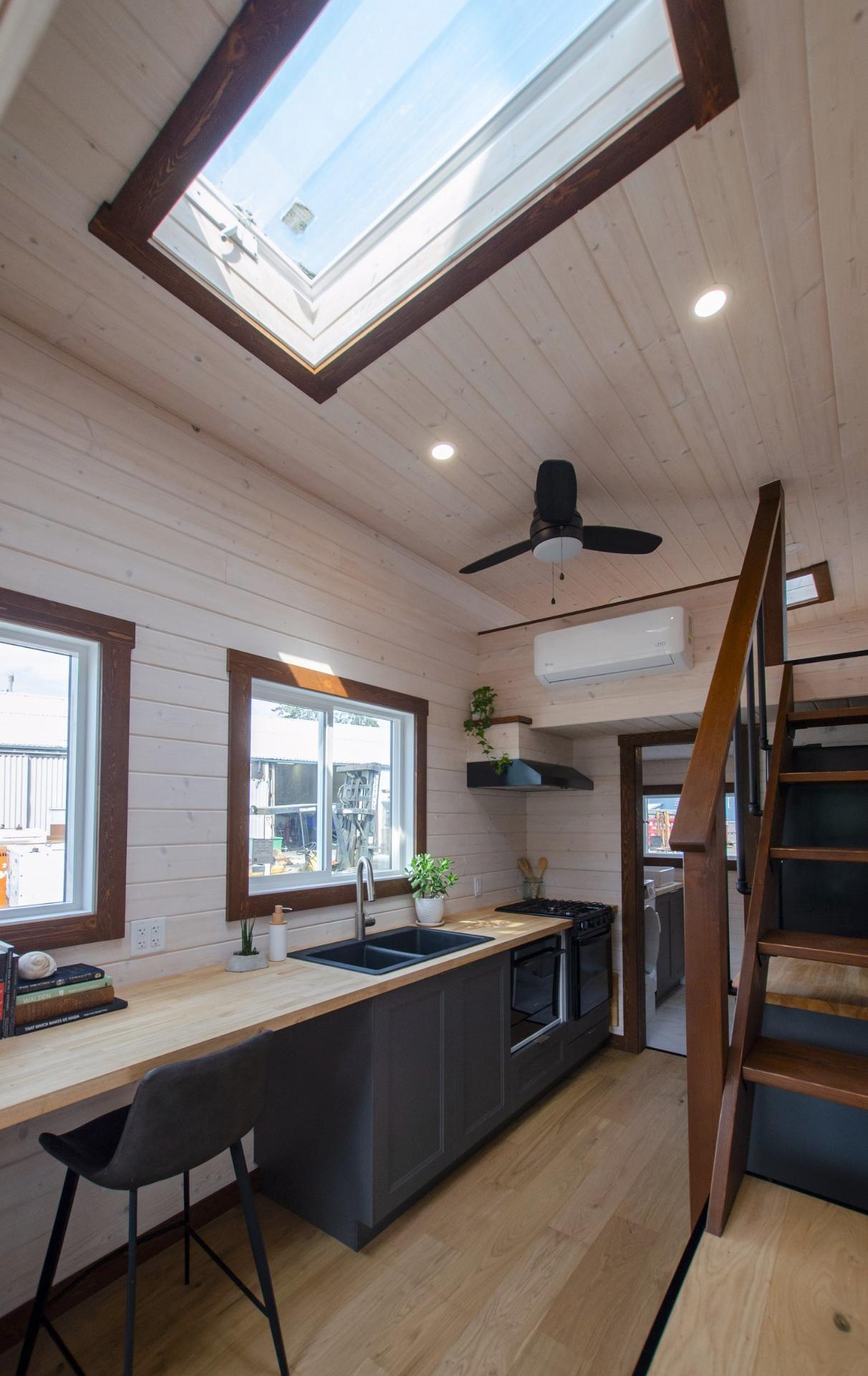 Skylight Over Workspace - Pacific Wren by Rewild Homes