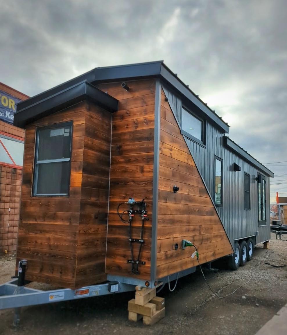 Bump Out over Hitch - Pine Needle by Acorn Tiny Homes