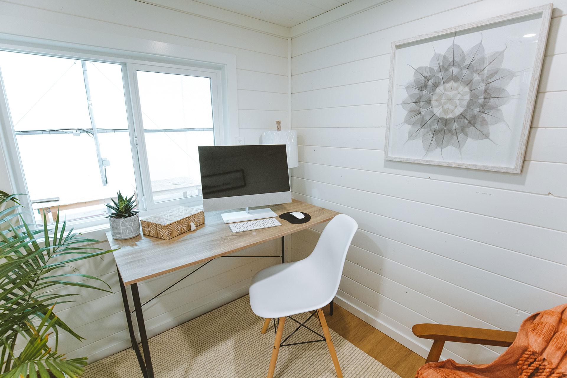 Workspace in Living Room - Simply Heaven Flex by Sunshine Tiny Homes