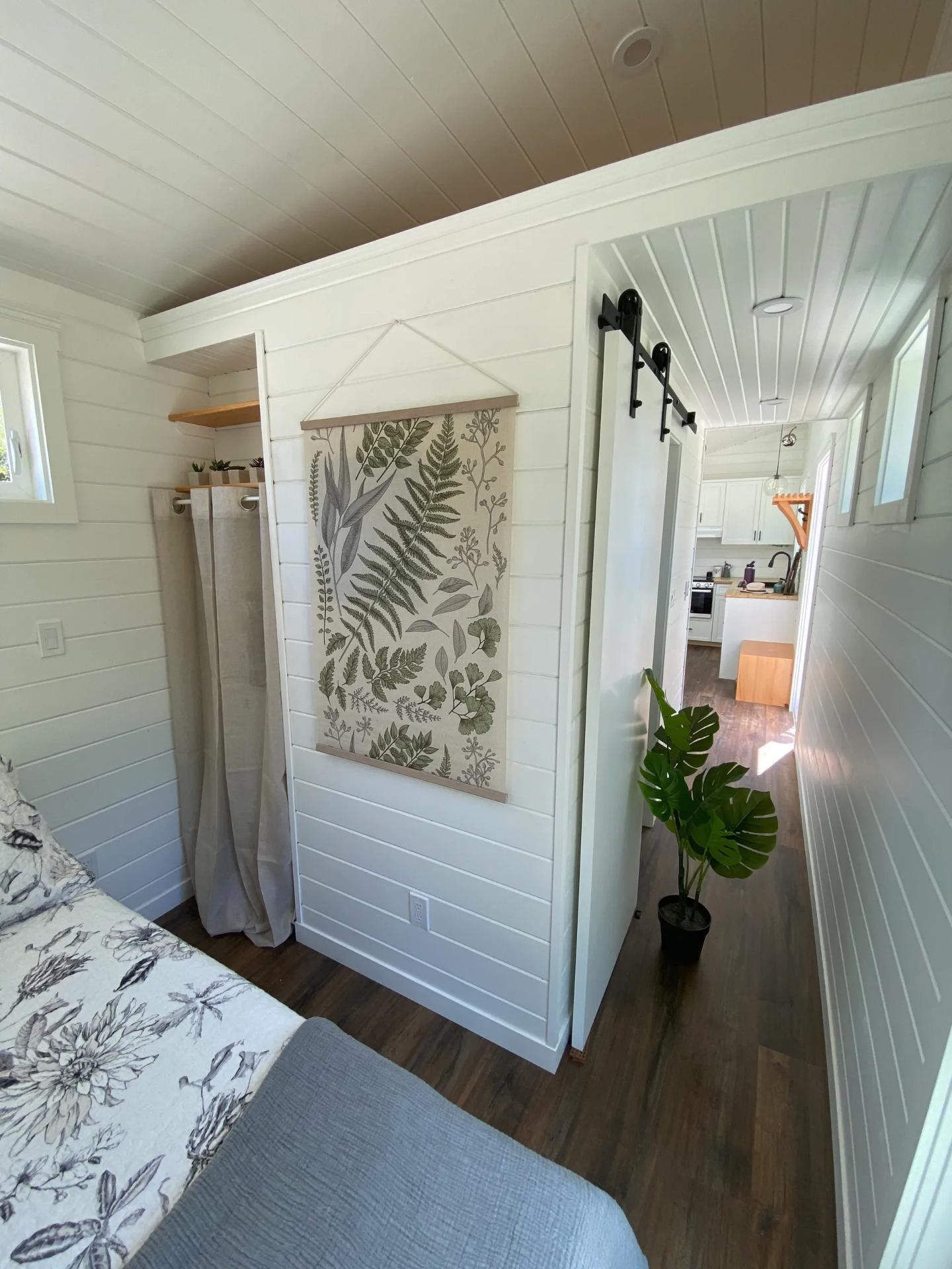 Main Floor Bedroom with Closet - Atlas by Canadian Tiny Homes