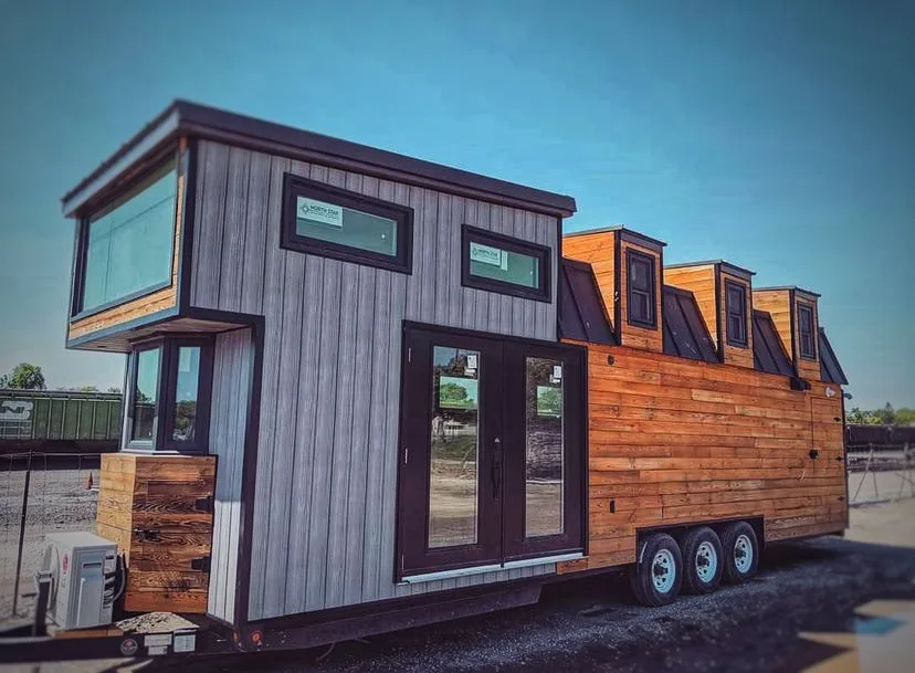 Tiny House with Three Lofts - Domek by Acorn Tiny Homes