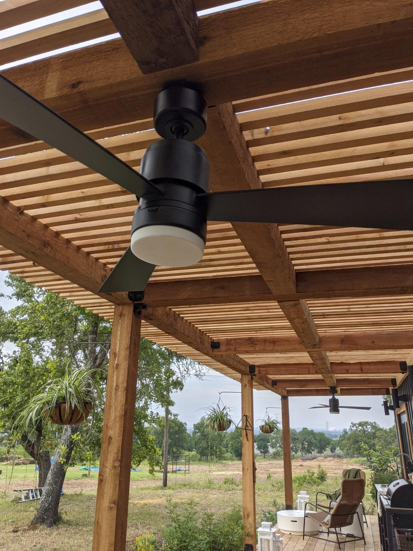 Outdoor Ceiling Fan - Joshua by Bob's Containers