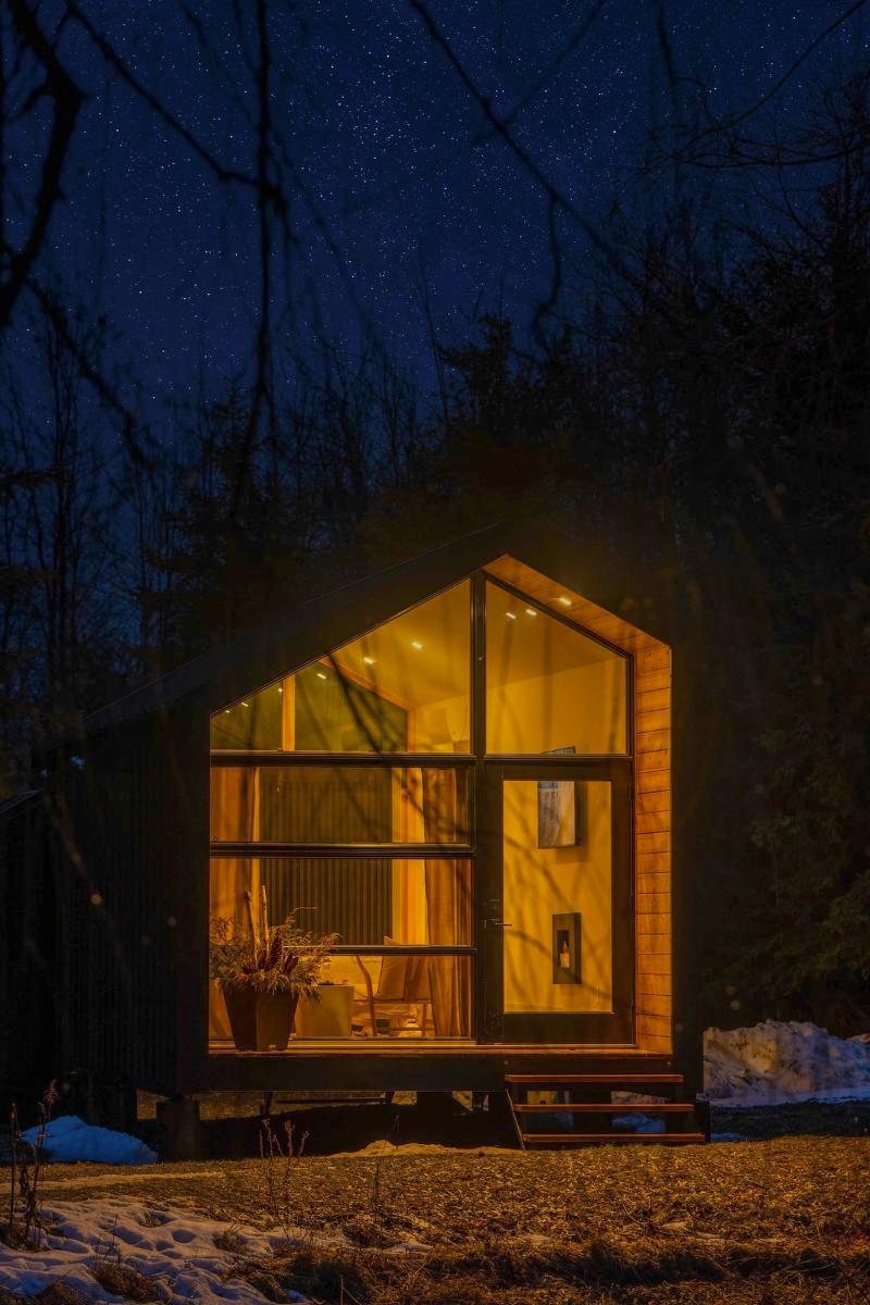 Soft Lighting Inside Tiny House - Monarch by Kukoon Microhomes