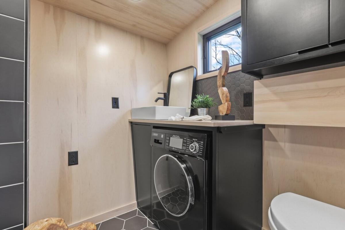 Washer/Dryer Combo in Bathroom - Sangja by Modern Tiny Living