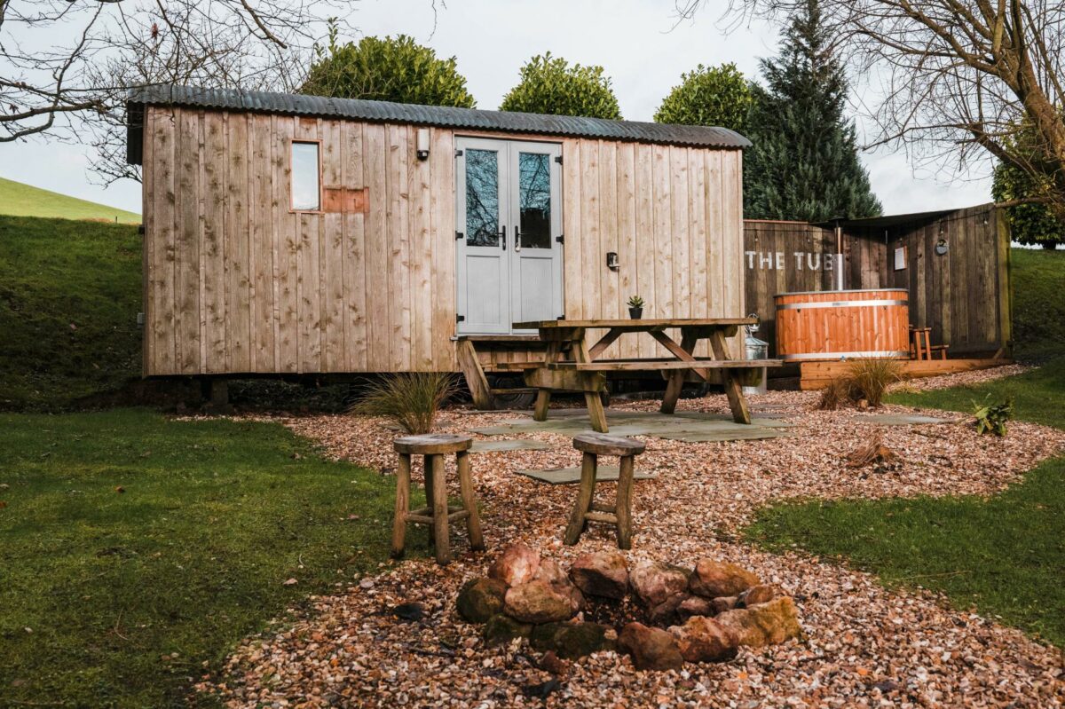 Shepherds Delight at The Shepherds Hut Retreat - Tiny Living