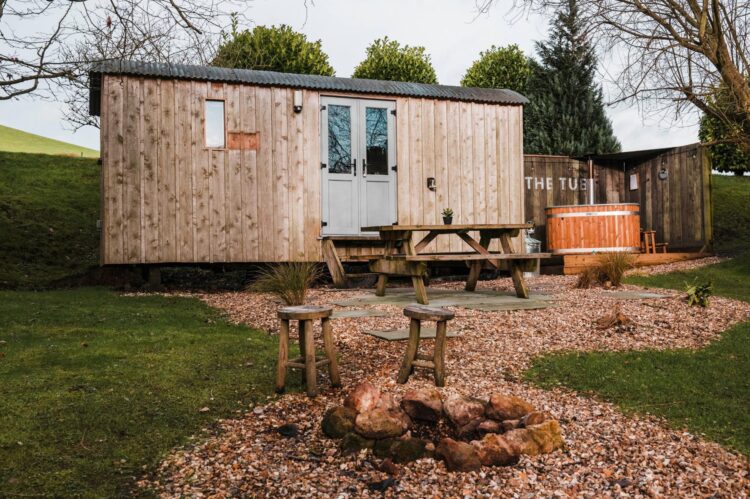 Shepherds Delight at The Shepherds Hut Retreat