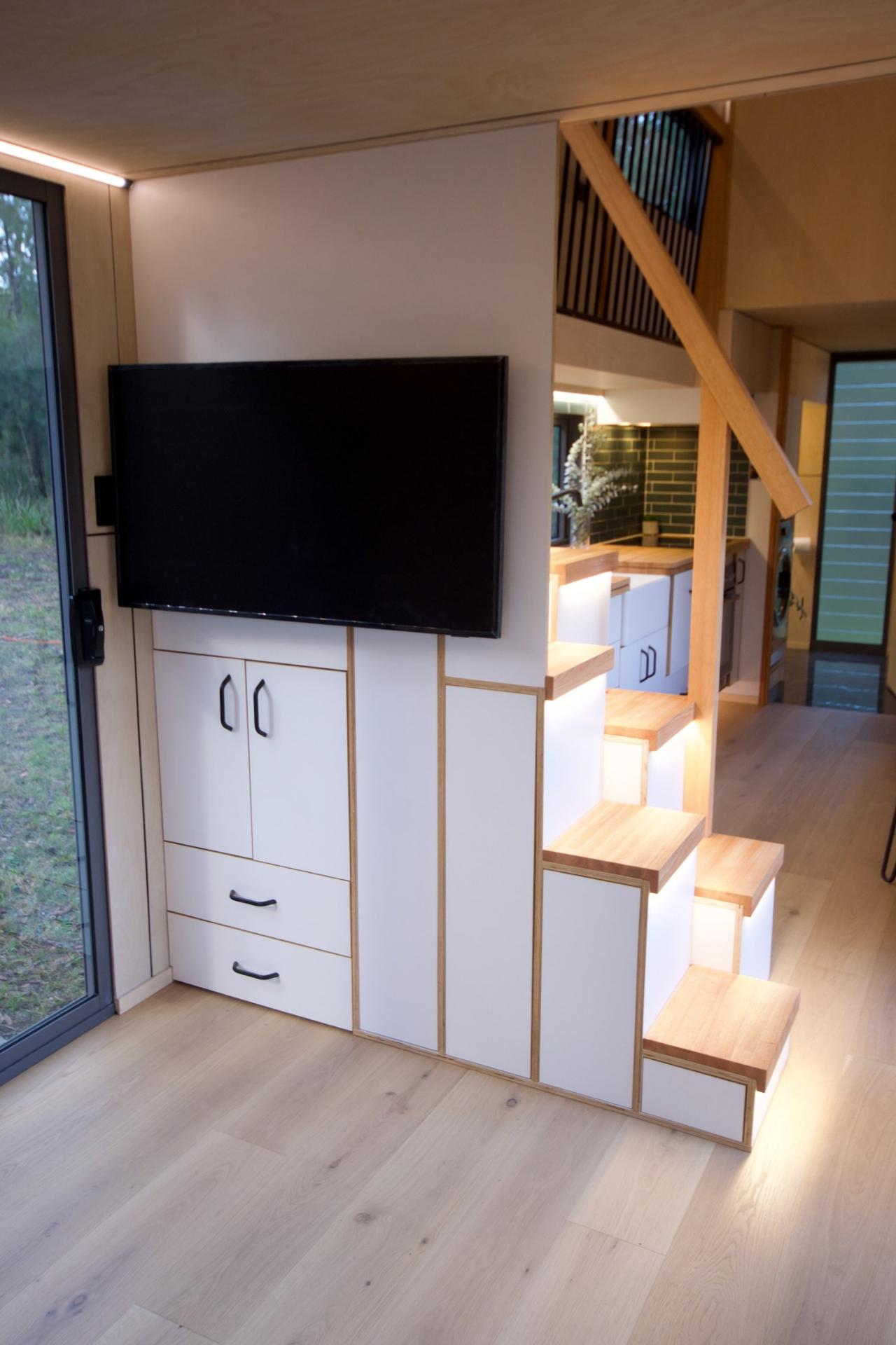 Entertainment Center - GrandHaus by Häuslein Tiny House Co