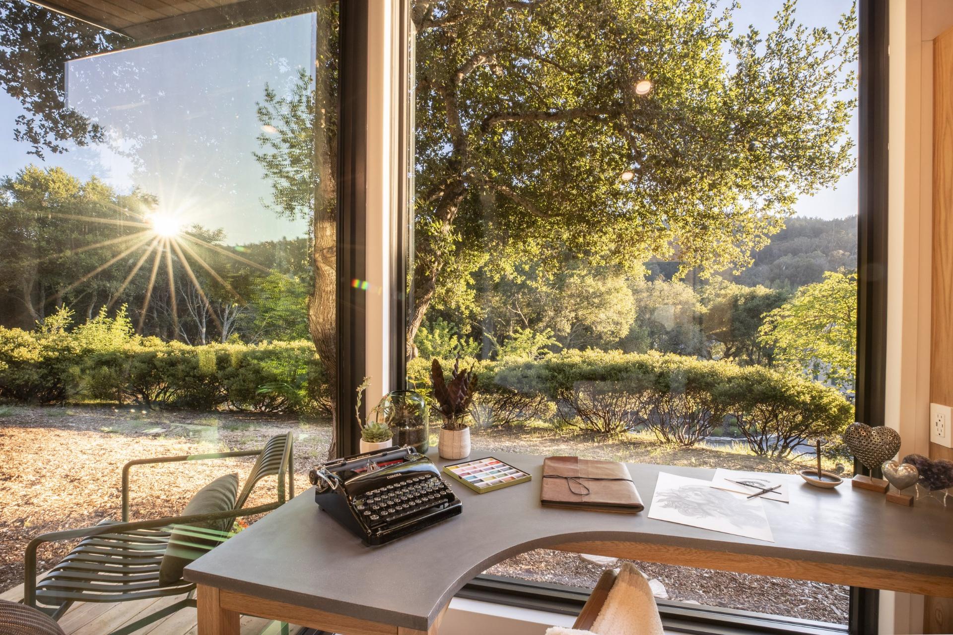 Table with Amazing View - Halcyon Stay by Fritz Tiny Homes