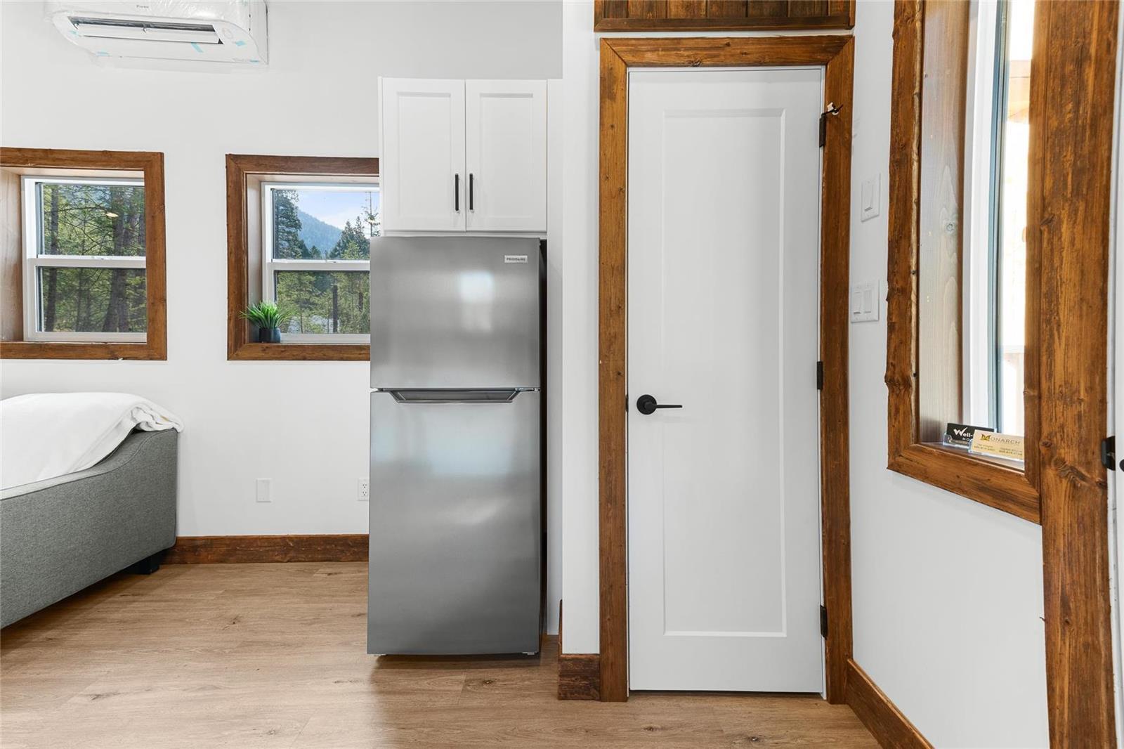 Refrigerator and Back Door - Hemlock by Rover Tiny Homes