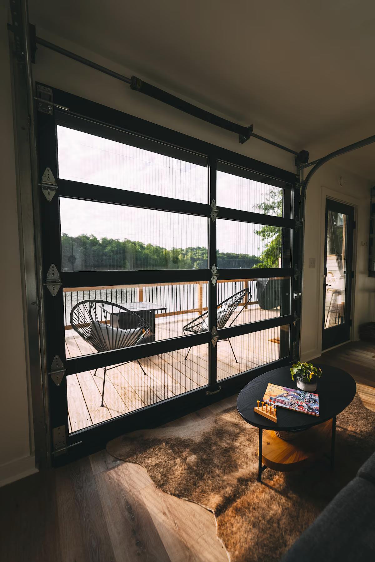 View onto Deck and Lake - The Hive at Addison Farms