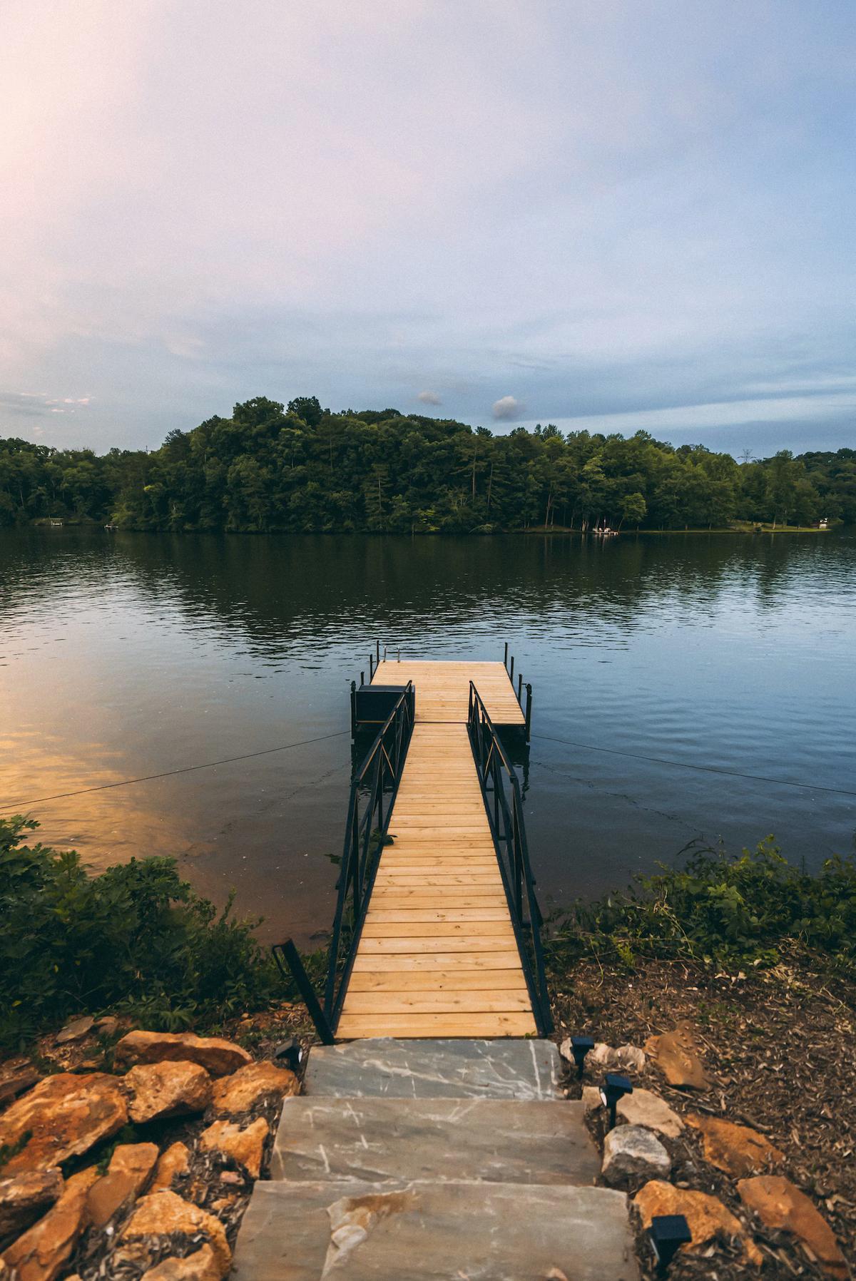 Private Pier into Lake - The Hive at Addison Farms