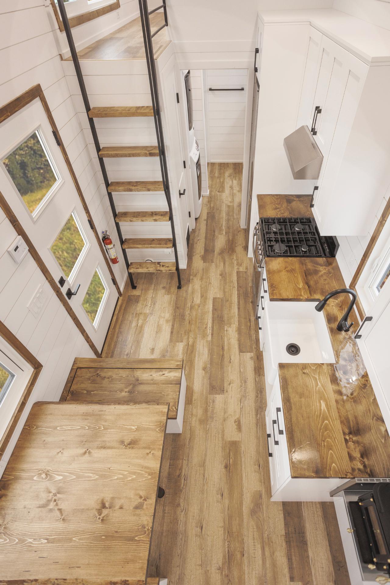 Aerial View of Main Floor - Aurora by Tree Hugger Tiny Homes