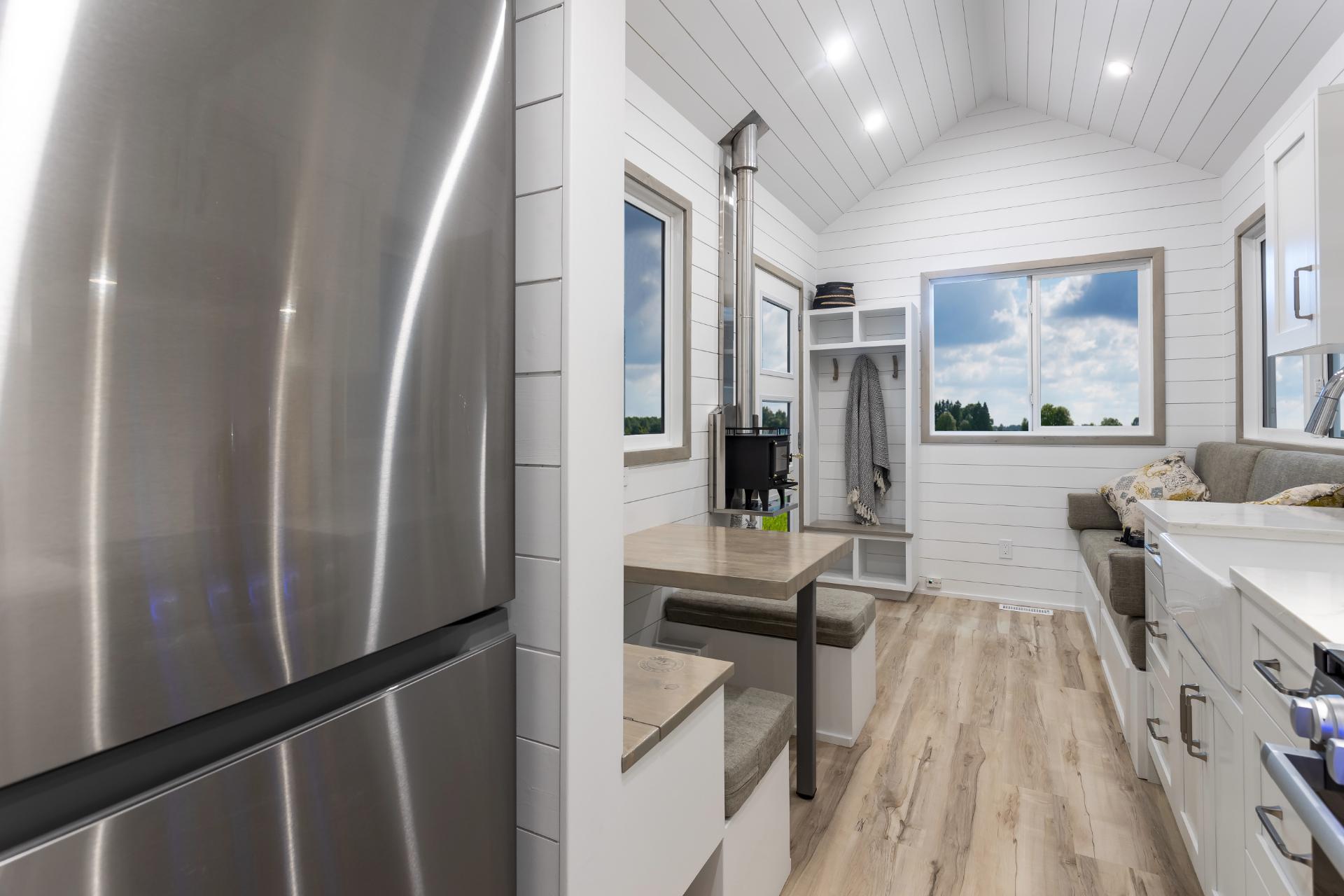 Stainless Steel Refrigerator - Cascade by Tree Hugger Tiny Homes