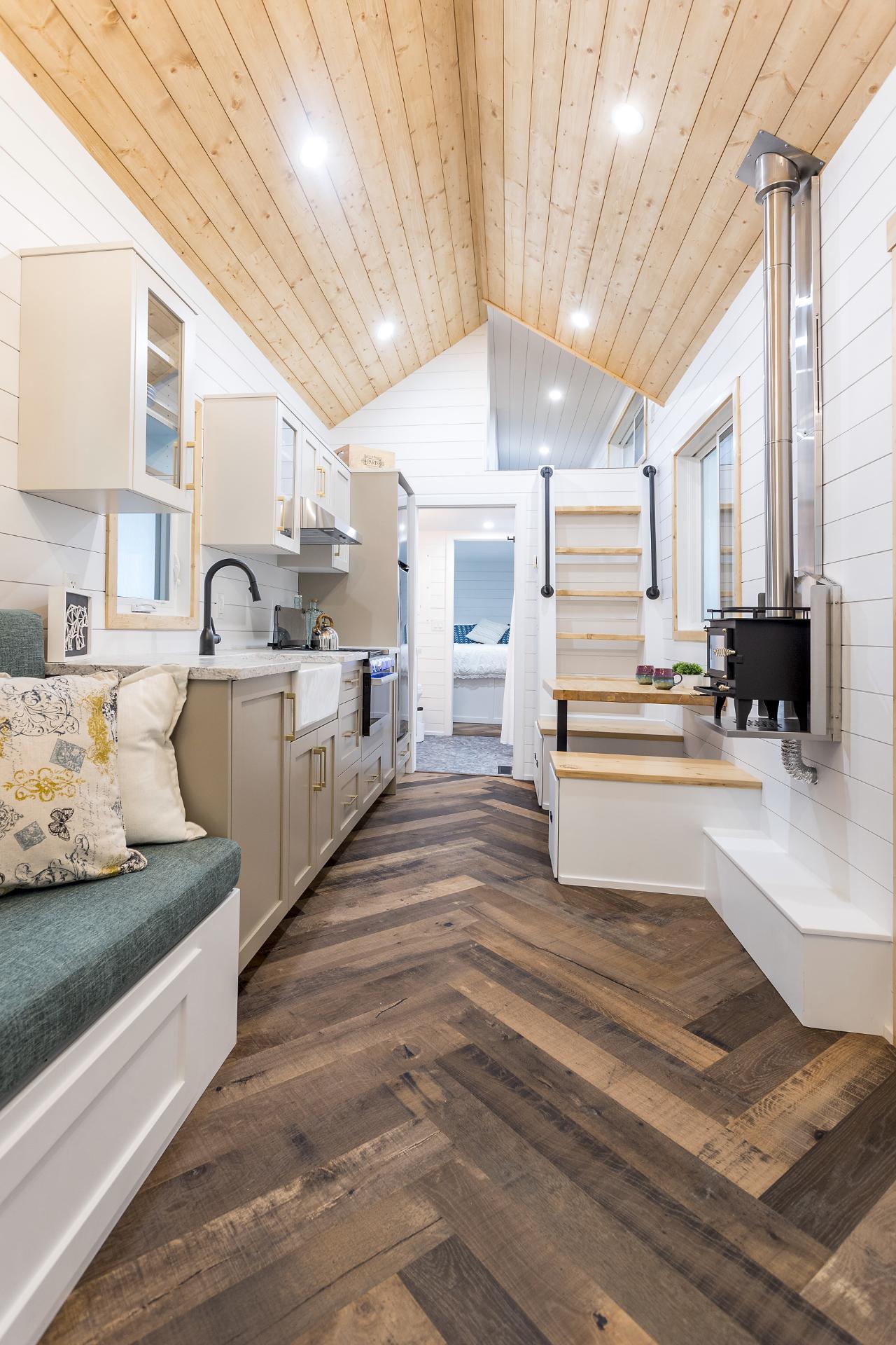 Vaulted Ceilings - Cascade by Tree Hugger Tiny Homes