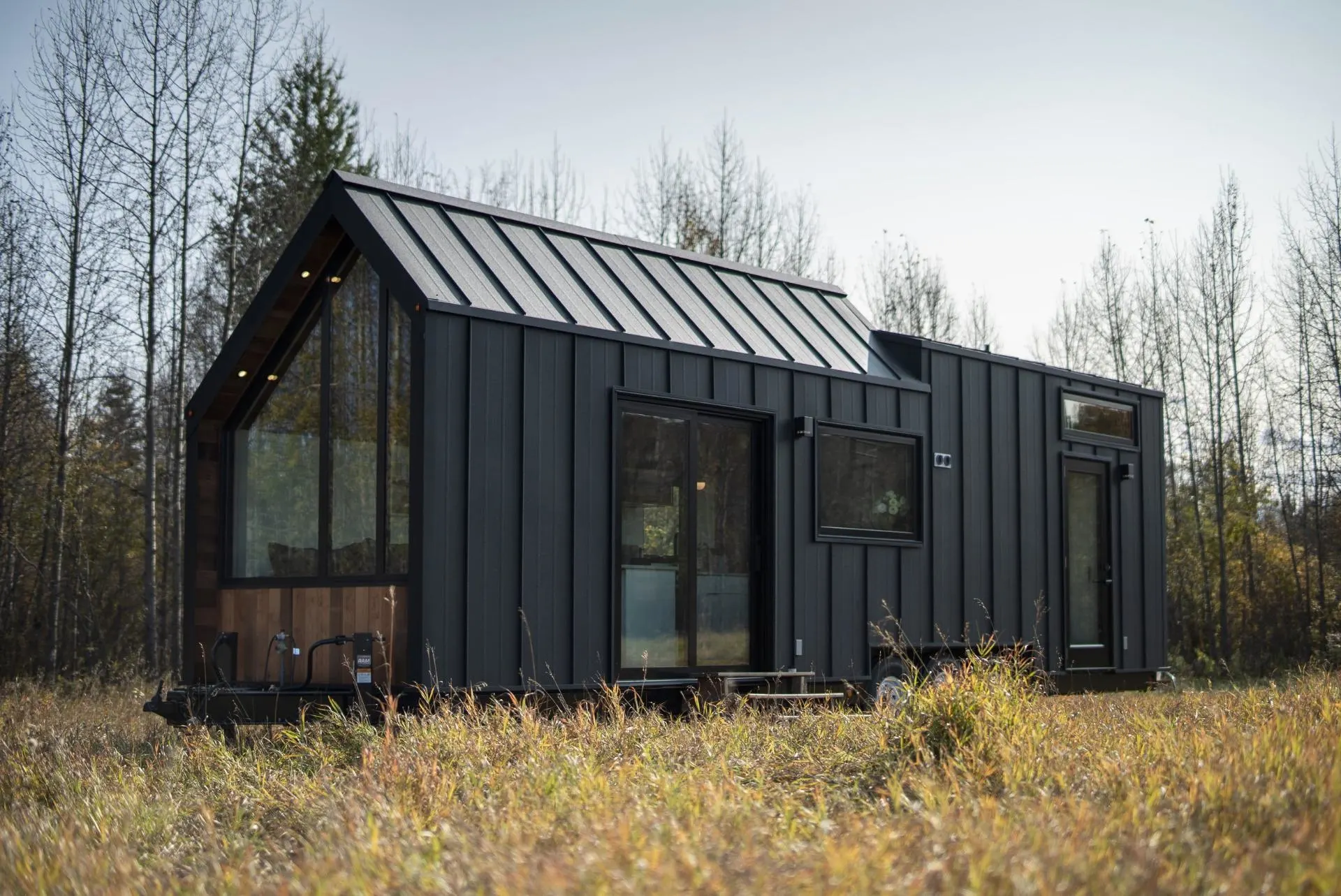 Black Siding and Roof - Halcyon Lux by Fritz Tiny Homes