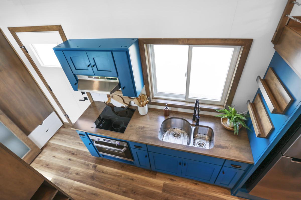 Aerial View of Kitchen - Mi Casita by Modern Tiny Living