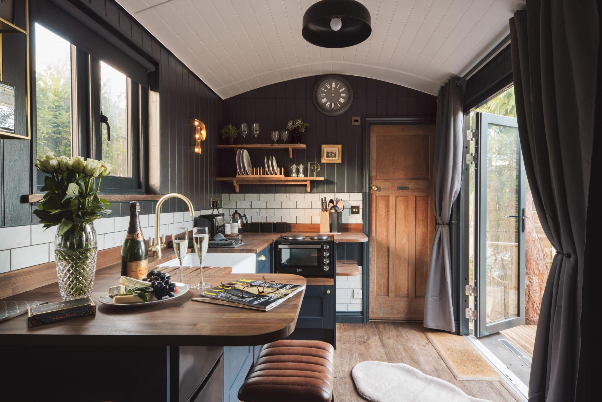 Shepherds Parlour at The Shepherds Hut Retreat