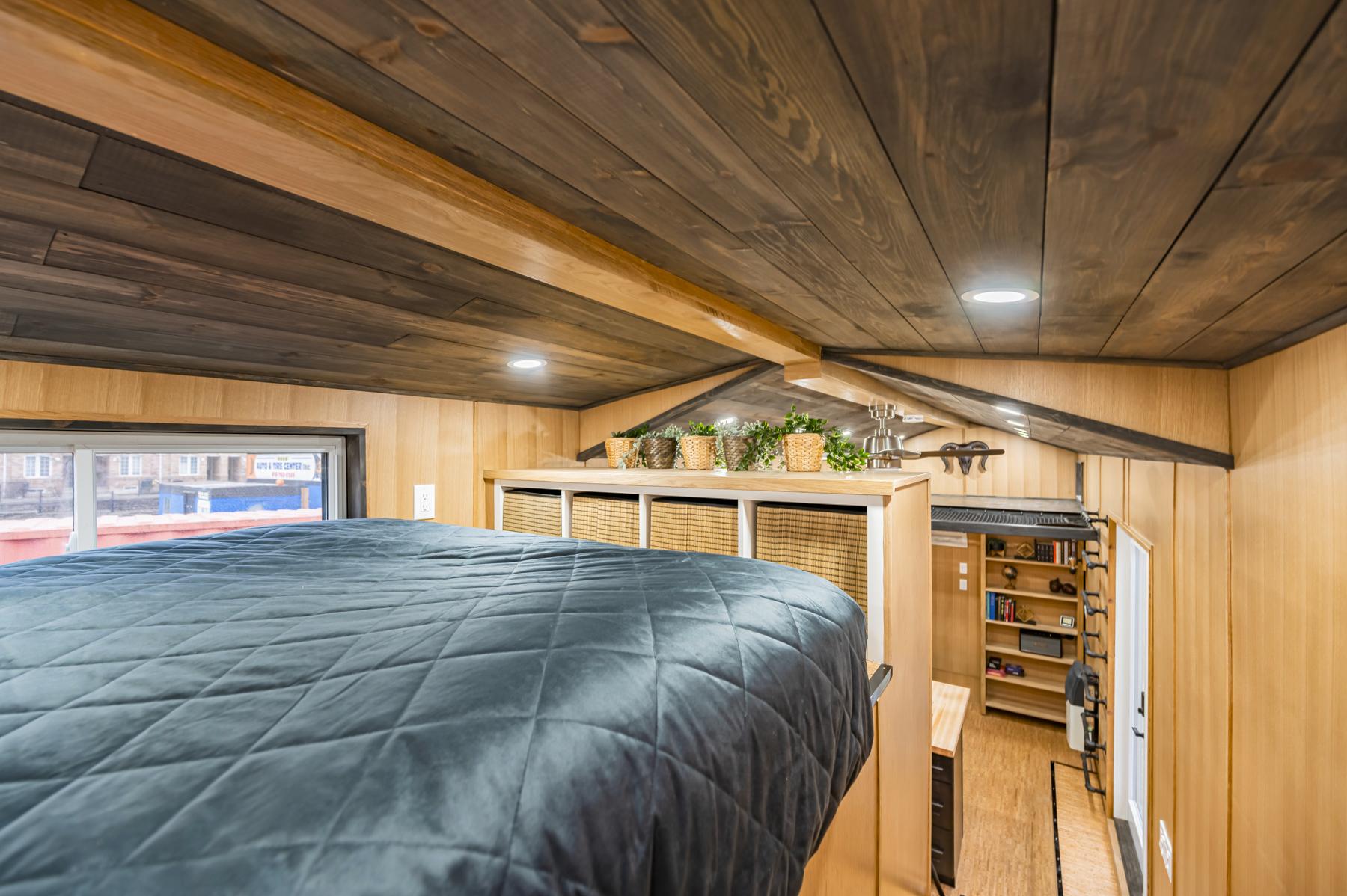 Bedroom Loft - Sherloak Homes by Acorn Tiny Homes