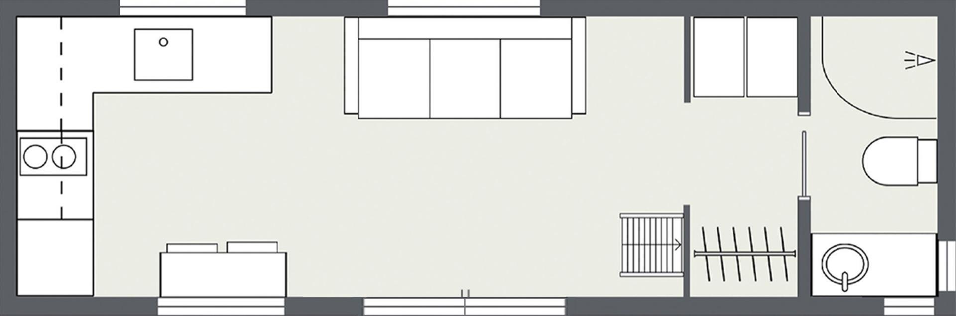 Floor Plan - Tind by Norske Mikrohus