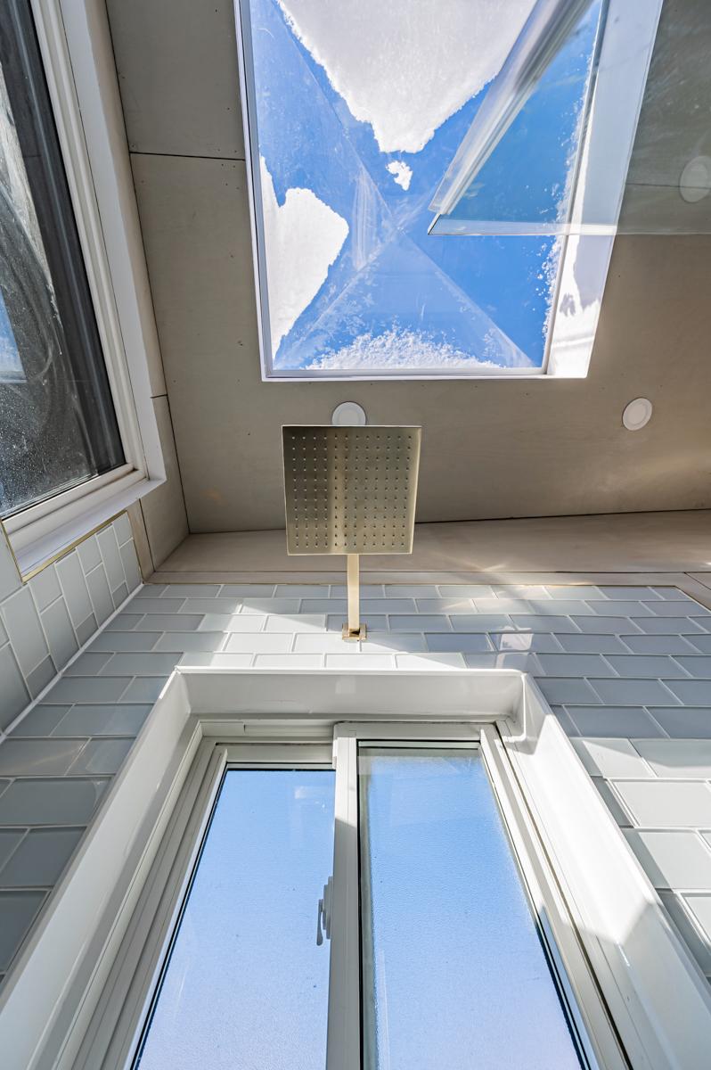 Skylight Over Shower - Elevate by Acorn Tiny Homes