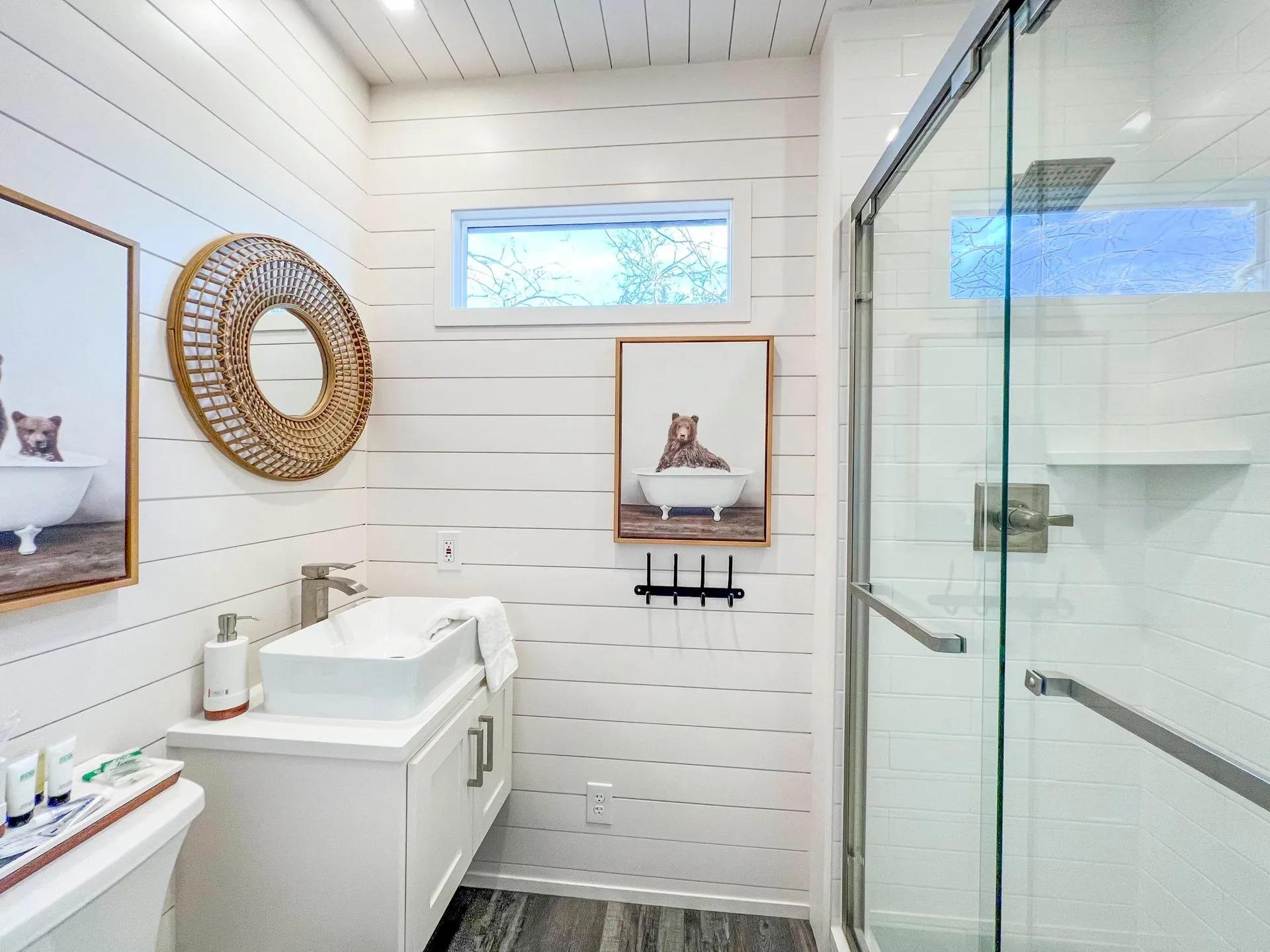 Bathroom with Glass Shower - Flagship by CargoHome