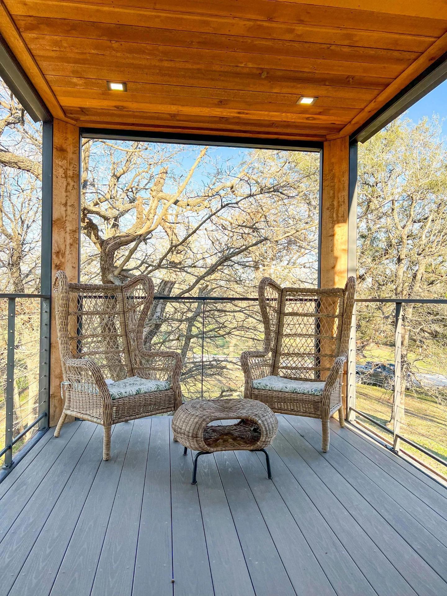 Second Floor Deck Over Shipping Container - Flagship by CargoHome