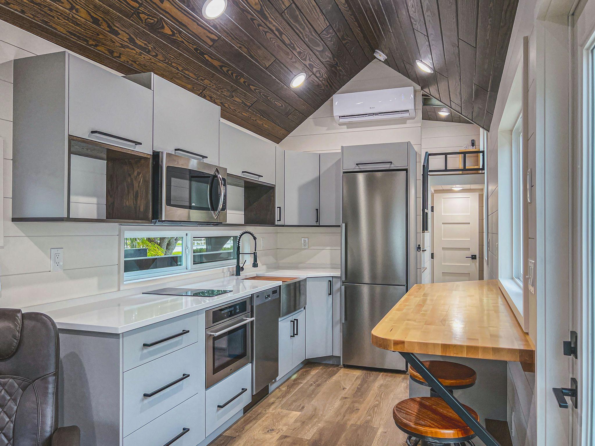 Kitchen and Dining Area - Jock Tiny House by Movable Roots