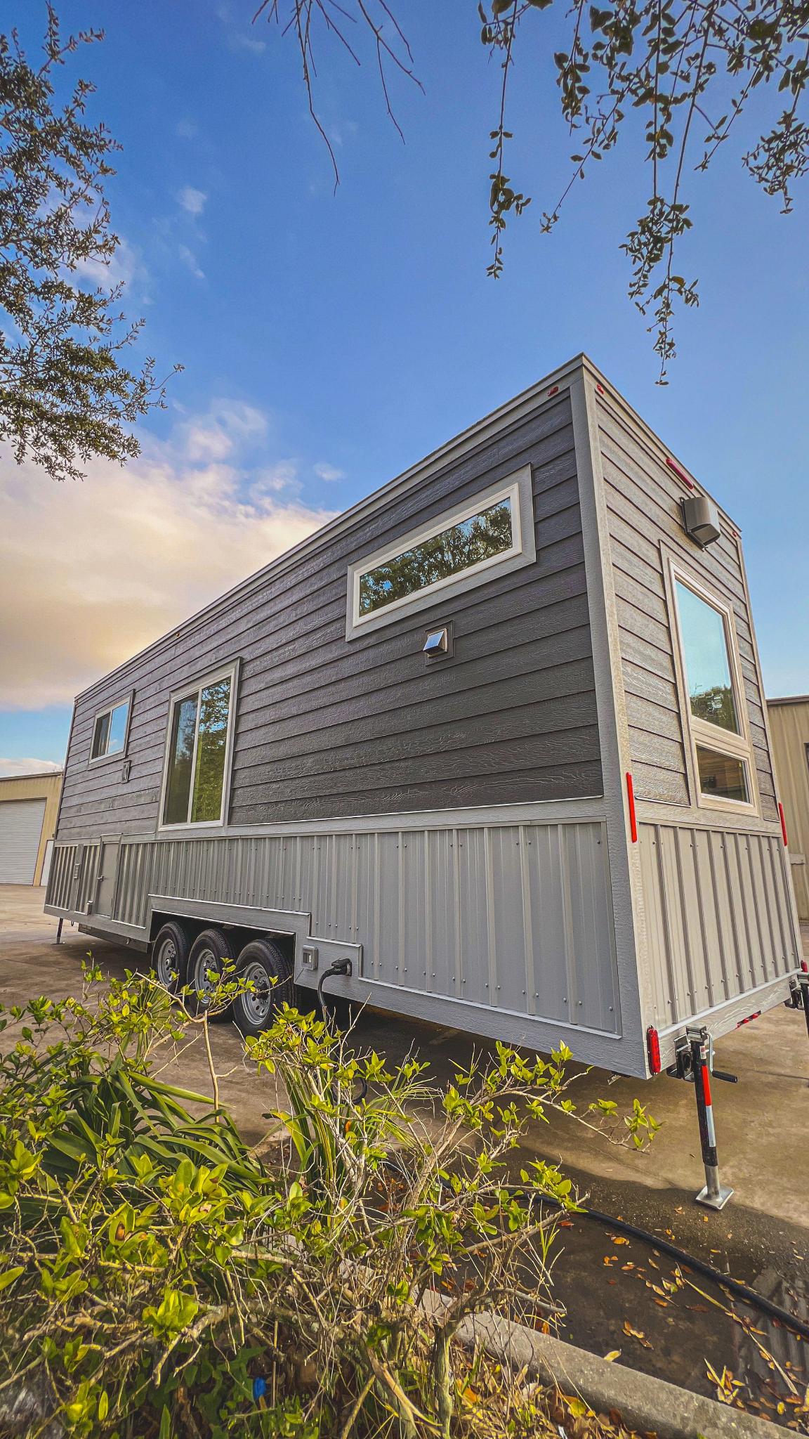 Rear Exterior View - Kupersmit Tiny House by Movable Roots