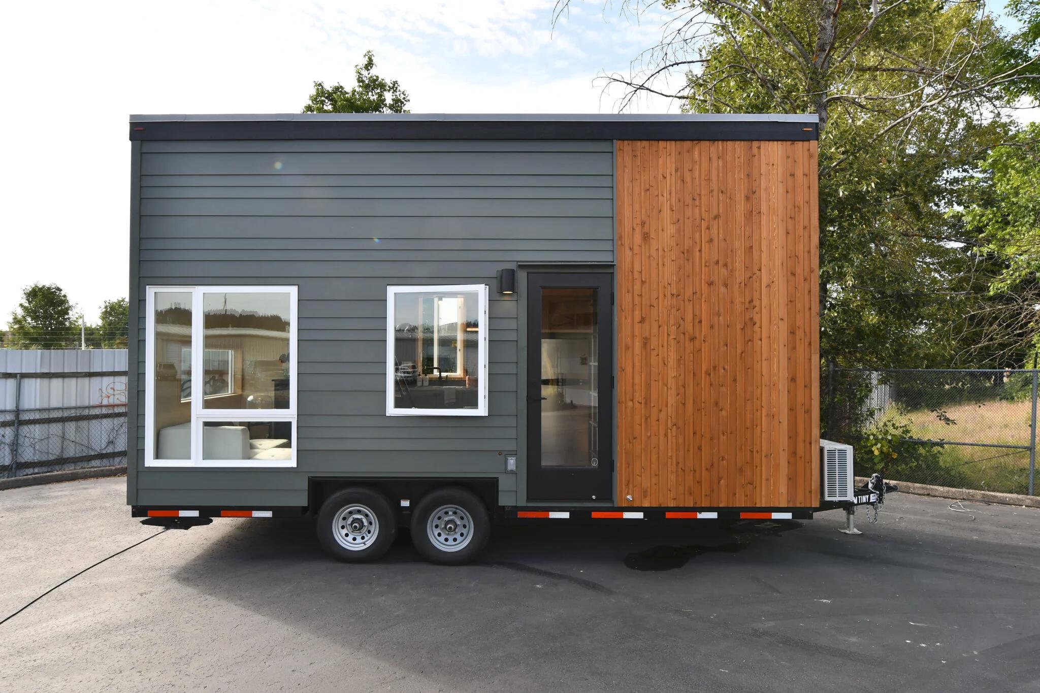 Metal Exterior with Wood Accent - M2 by Tru Form Tiny