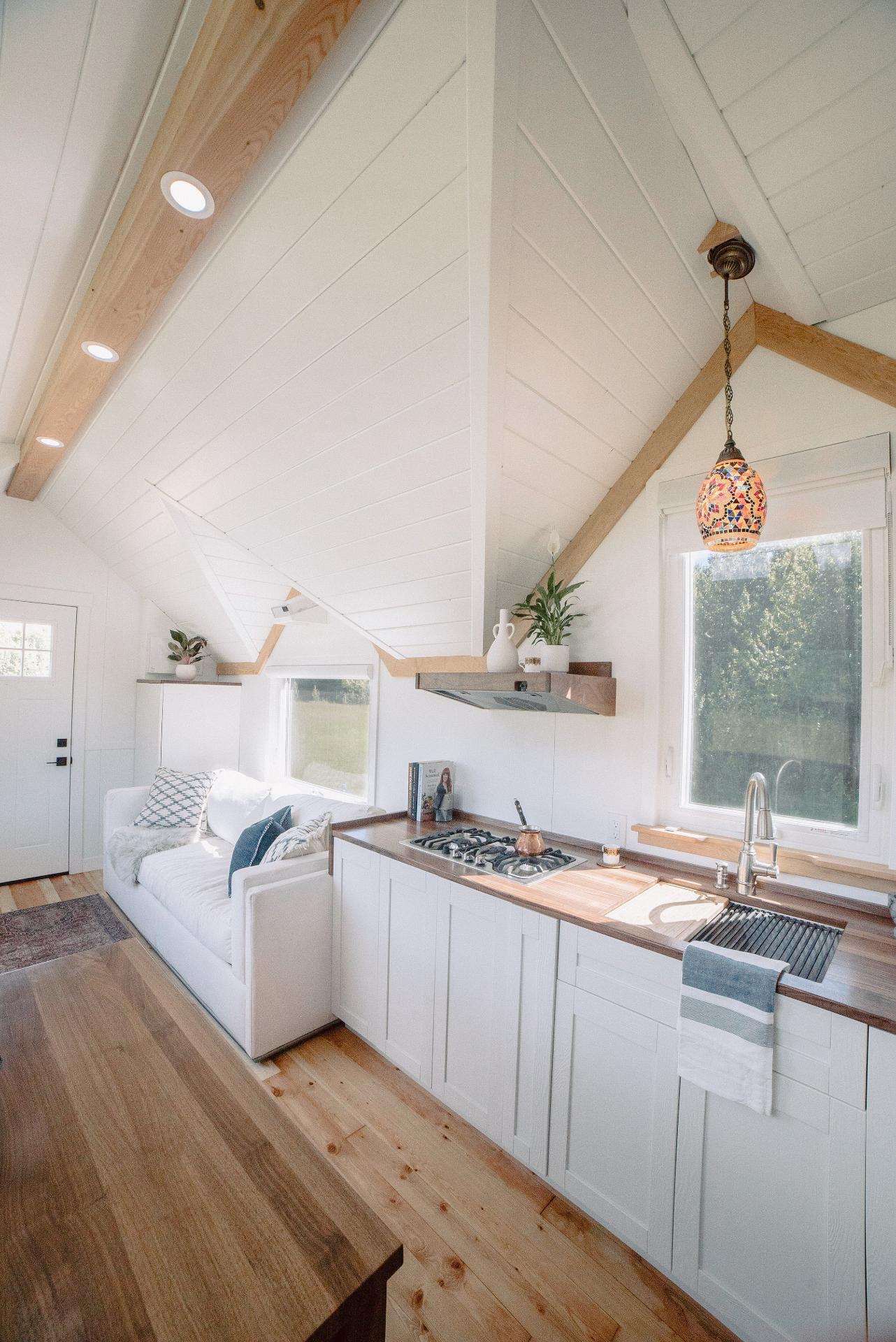 Living Room and Kitchen - Macdonald by Fritz Tiny Homes