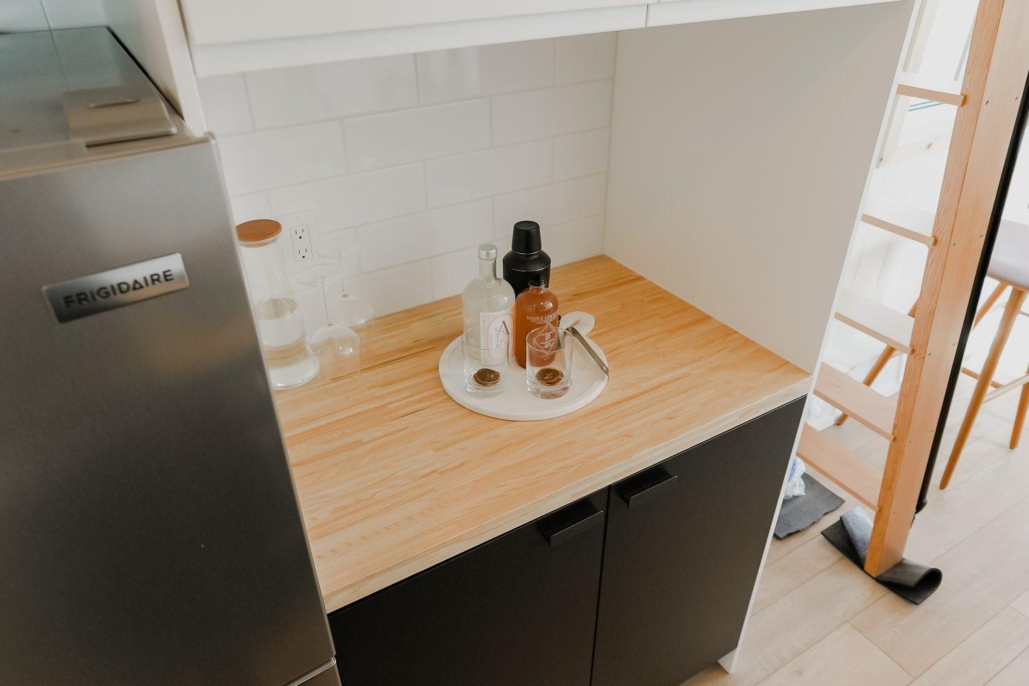 Natural Wood Countertop - Onyx 2630 by Mint Tiny House Company